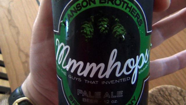 Hanson and Mustang Brewing's mmmhops Beer