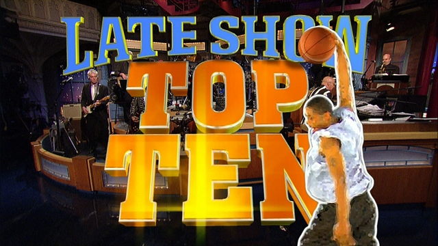 David Letterman - $300 Sneakers Top Ten