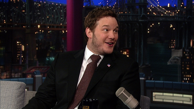 Late Show: David Letterman - Chris Pratt Lived In A Van