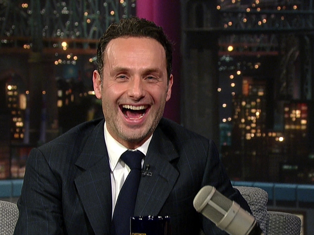 David Letterman Walking Dead Star Andrew Lincoln