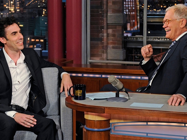 David Letterman - Sacha Baron Cohen in Hollywood