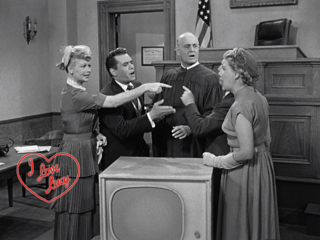 i love lucy set in color. I Love Lucy - The Courtroom
