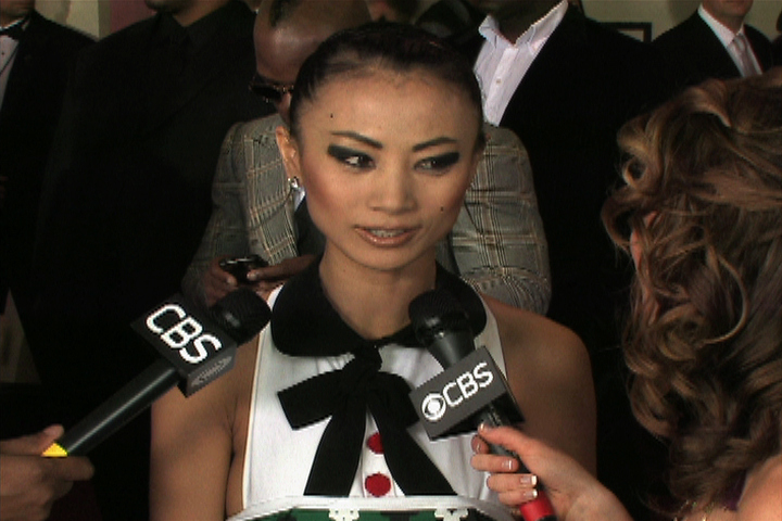 The 50th Grammy Awards - Mai Ling Red Carpet Interview