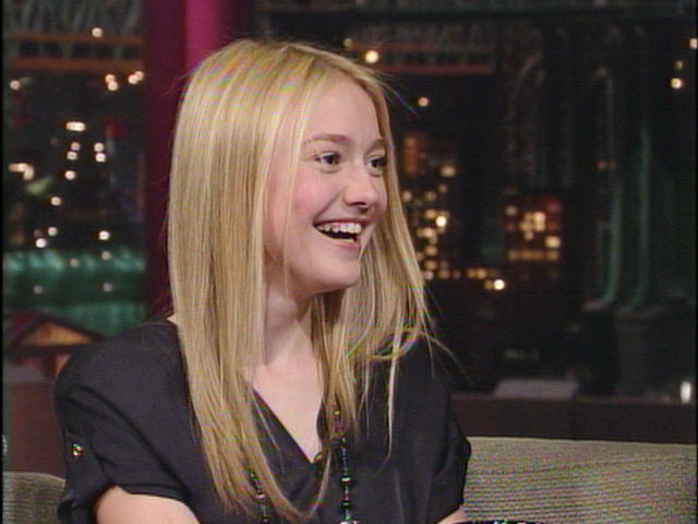 Late Show - Driving Dakota Fanning