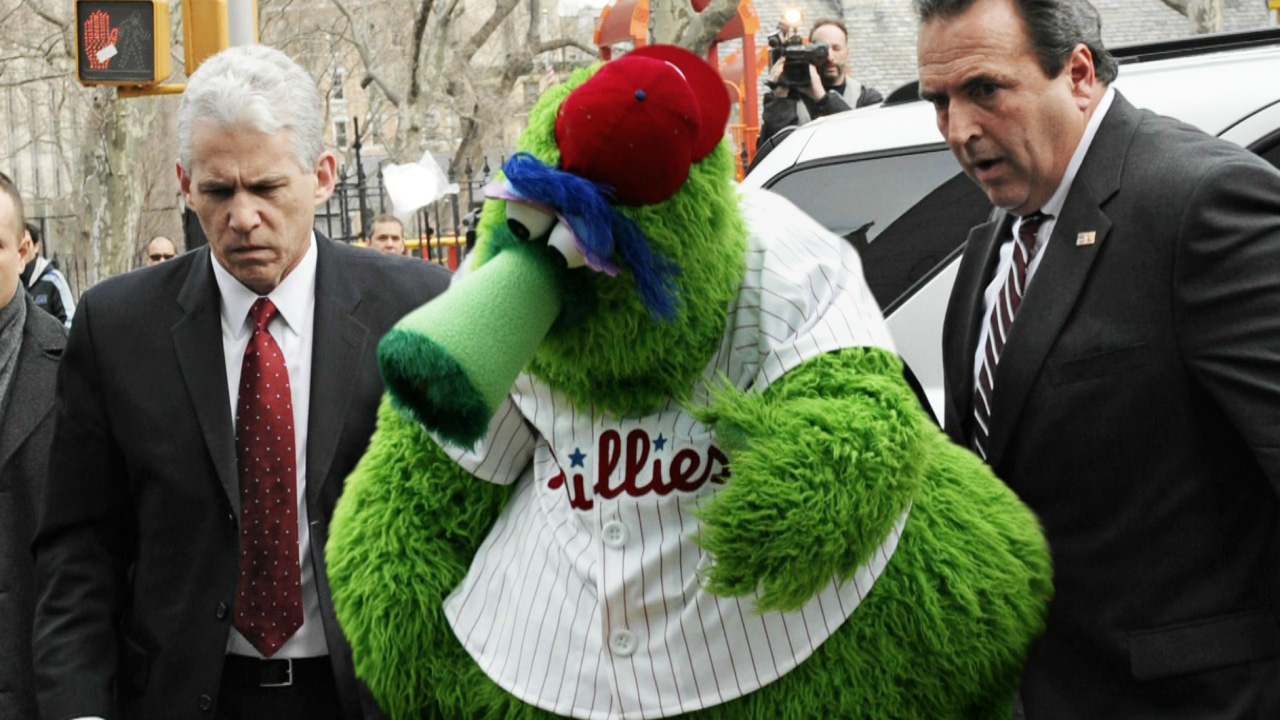 David Letterman - Get To Know The Phillie Phanatic