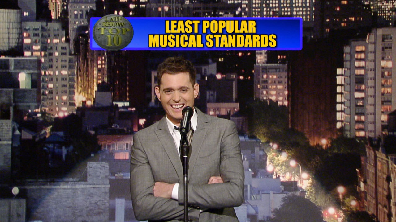 David Letterman - Michael Buble Top Ten
