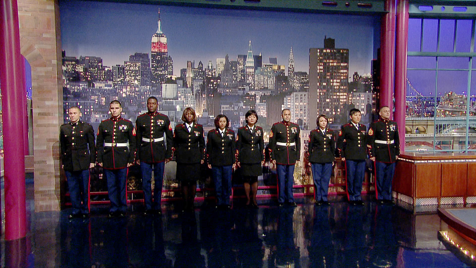 David Letterman - Marines Top Ten List