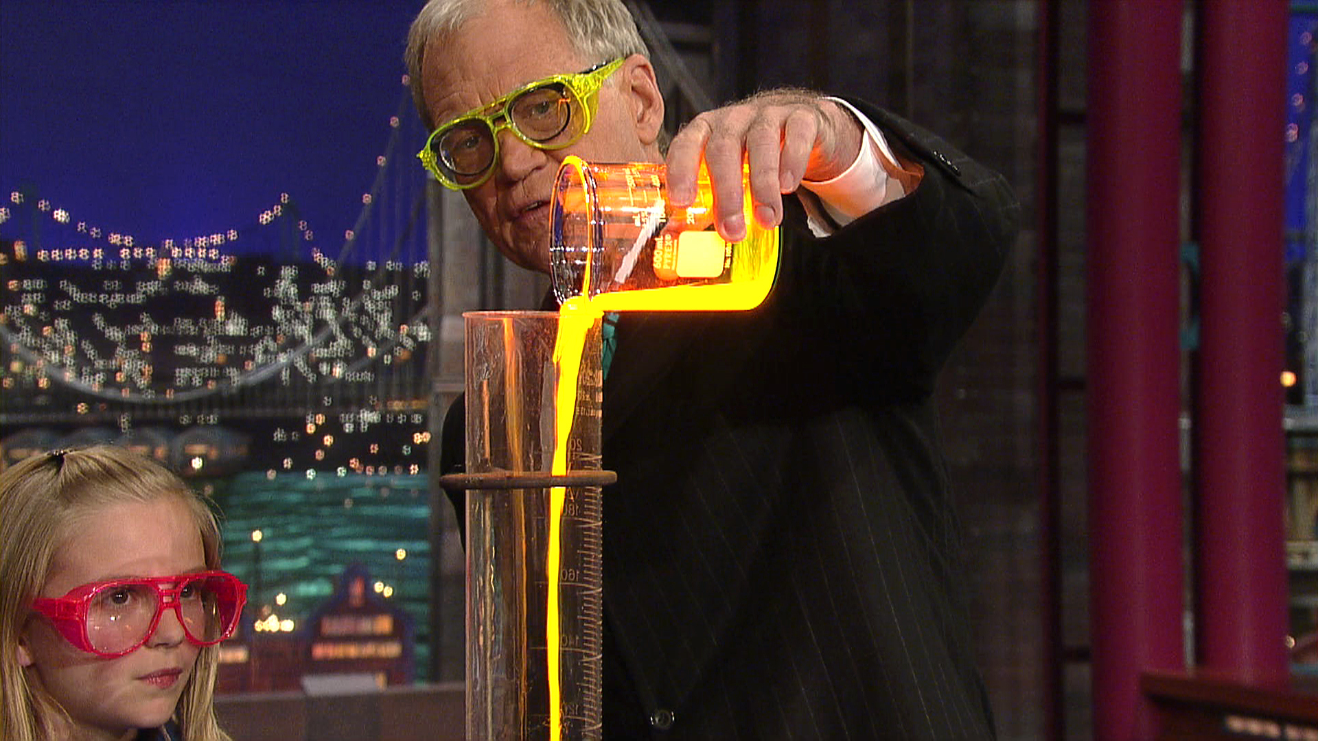 David Letterman - Kid Scientists and the Glowing Foam