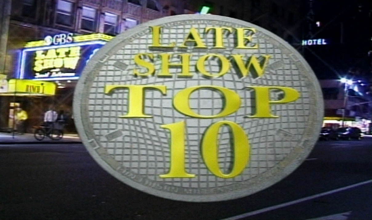 David Letterman - Obama's Popularity Top Ten