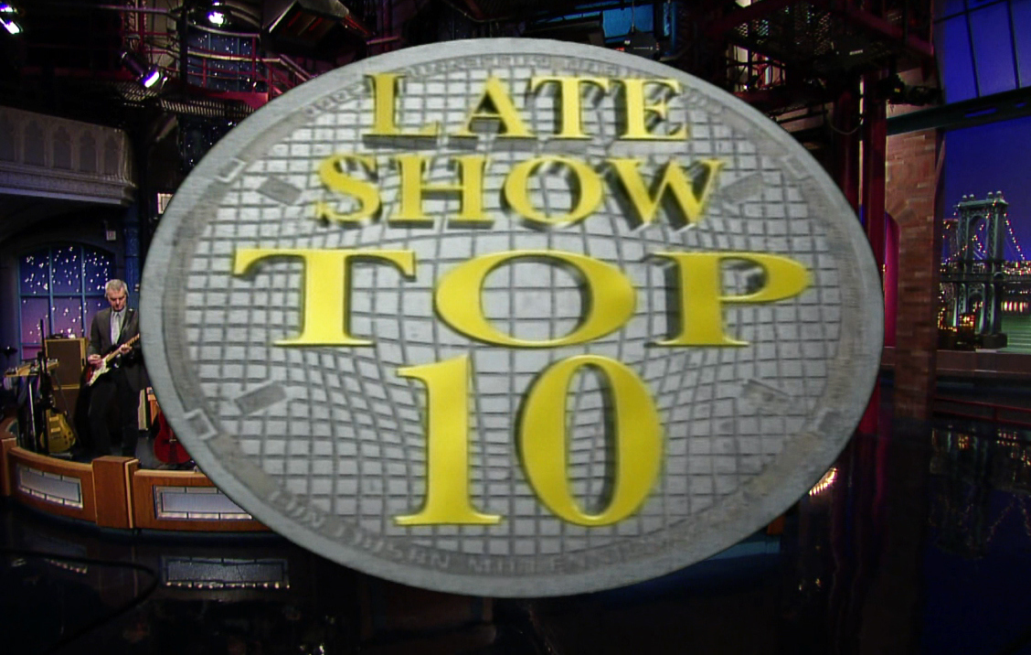 David Letterman - Obama's Nobel Prize Top Ten