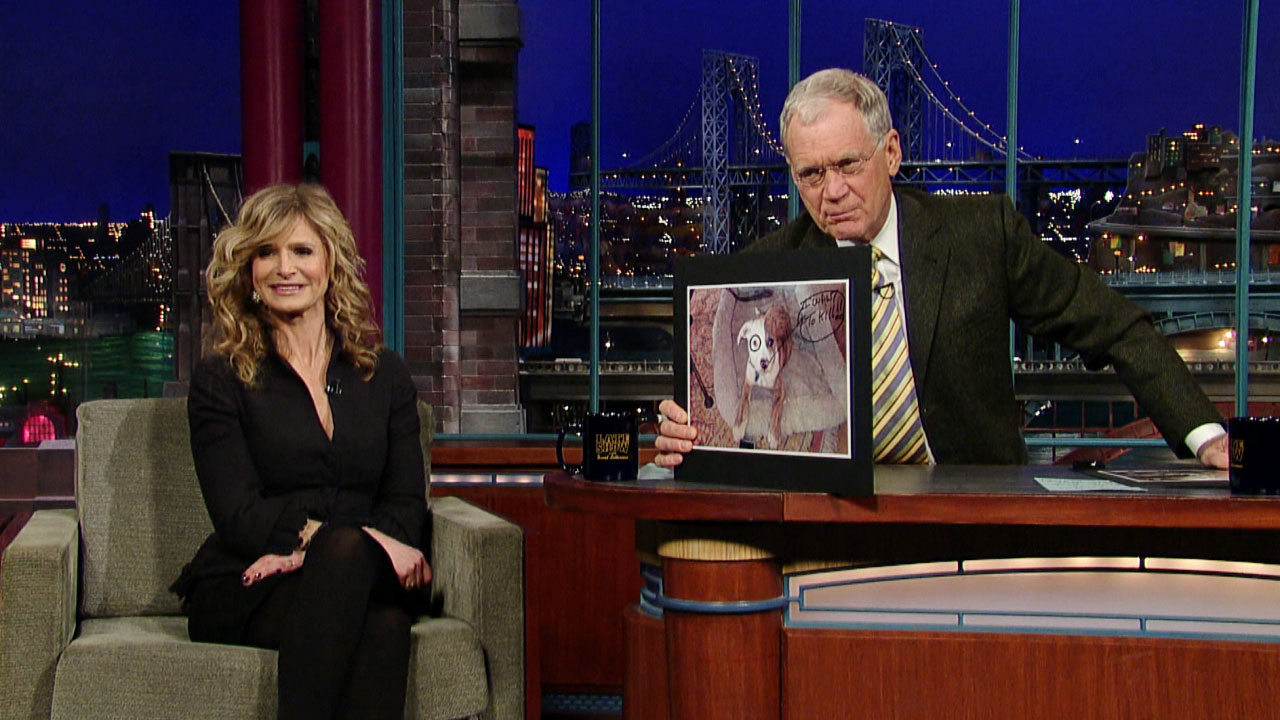 David Letterman - Kyra Sedgwick's Killer Puppy