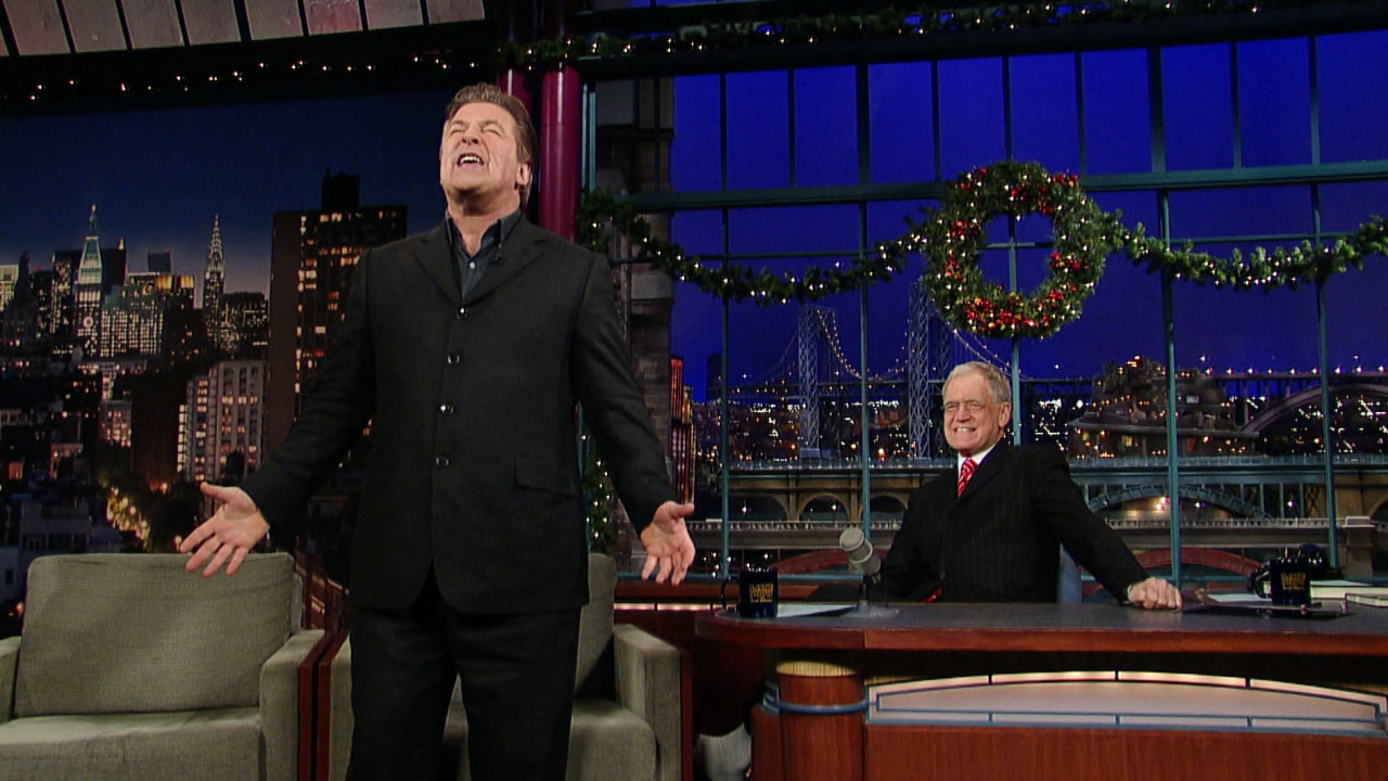 David Letterman - Alec Baldwin Gets Star-struck