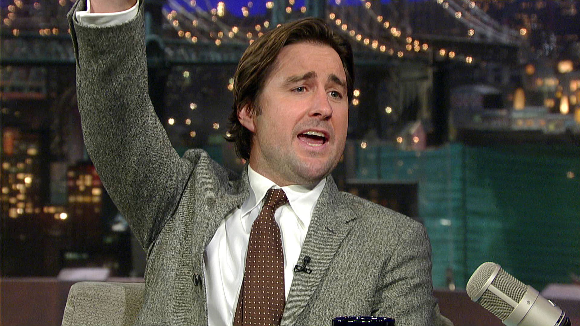 David Letterman - Luke Wilson on Tracy Morgan