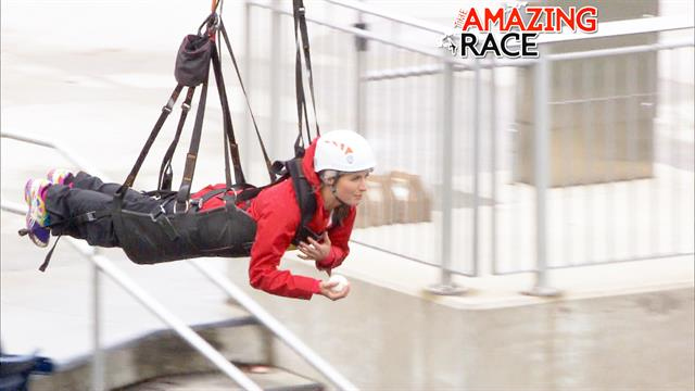 The Amazing Race - How's My Butt Look in the Baseball