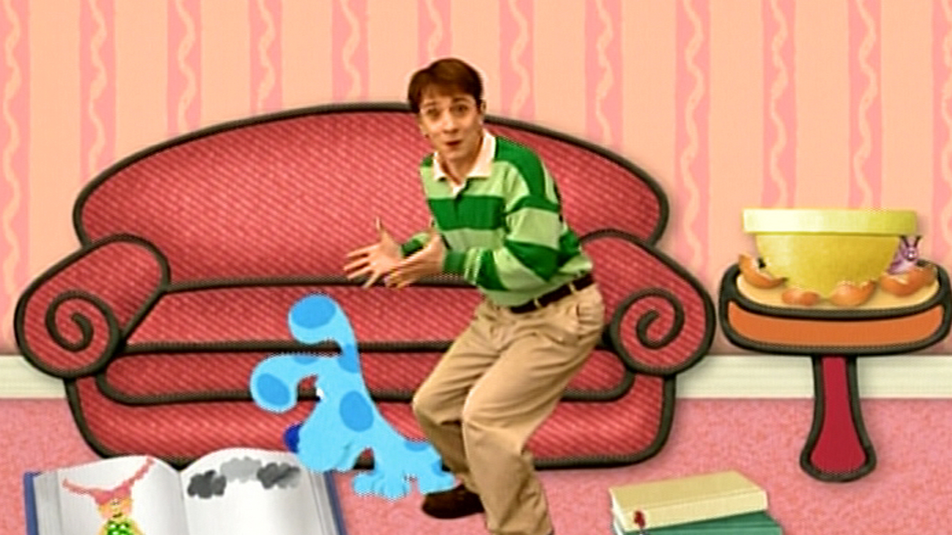 Blue S Clues We Just Figured Out Blue S Clues Steve Gets The Sniffles