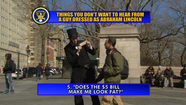 David Letterman - Abraham Lincoln Top Ten
