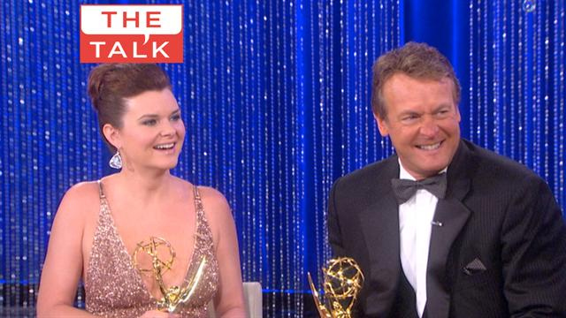The Talk - Daytime Emmys: Heather Tom and Doug Davidson