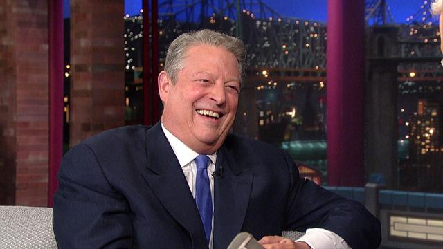 David Letterman - Al Gore Talks Al Jazeera