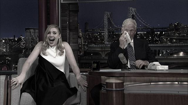 The Late Show: David Letterman - Greta Gerwig Gets a Standing Ovation