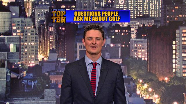 The Late Show: David Letterman - Top Ten with U.S. Open Champ, Justin Rose (Preview)
