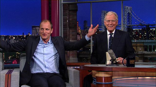 The Late Show: David Letterman - Woody Harrelson Is The Mentalist