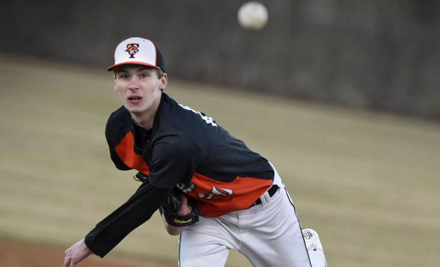 Video of 6-foot-11 pitcher Trevor Koenig