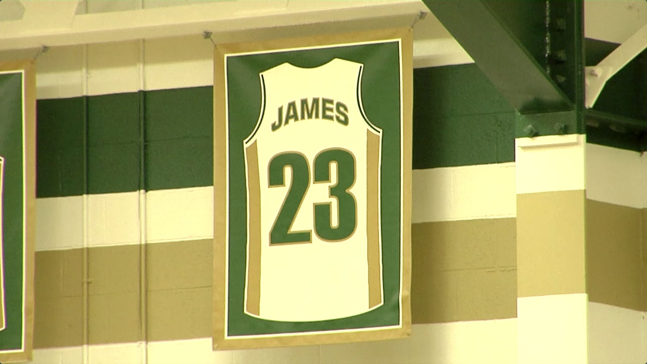 Lebron James' high school stats while at St. Vincent-St. Mary High