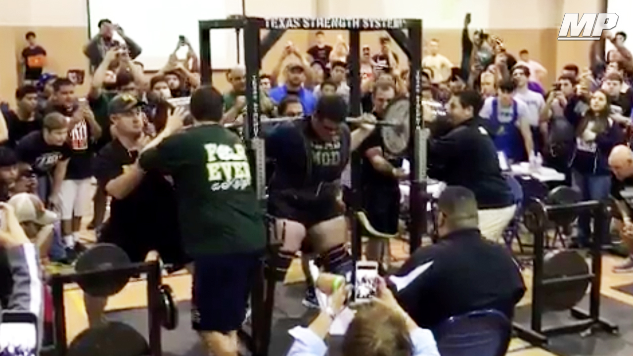 Silva smashes state record with 800-pound squat at Texas