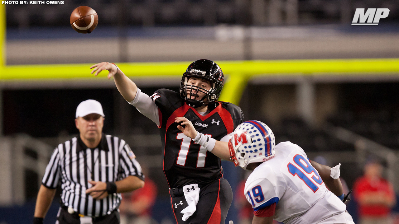 Baker Mayfield 11 Lake Travis High School Cavaliers Black Football