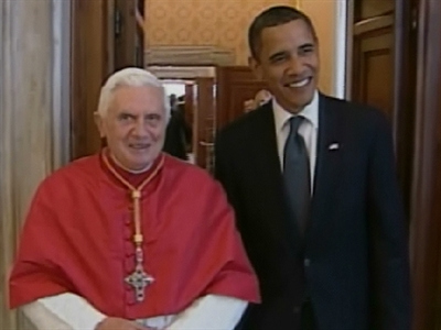 Obama Meets Pope Benedict XVI