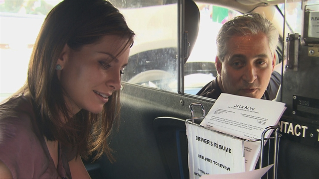 Taxi driver offers resumes with the ride | TV Guide Taxi driver offers resumes with the ride | TV Guide