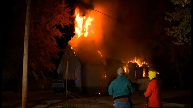100-year-old Iowa church destroyed by fire