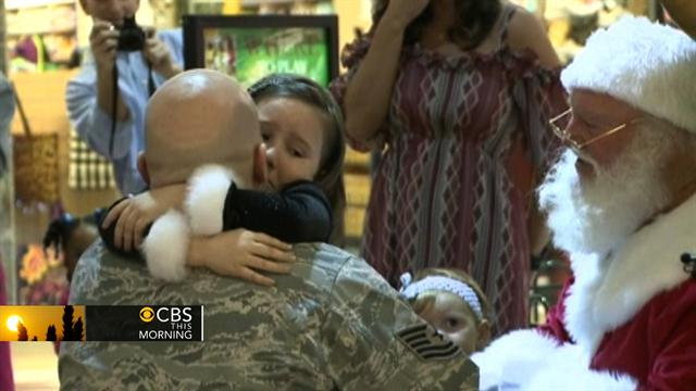 CBS This Morning: Air Force dad's Christmas surprise for his daughter