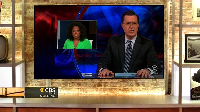 CBS This Morning What's Hot: Colbert razzes Oprah's Armstrong interview