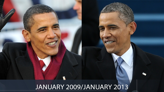 Politics: Obama: How he's aged