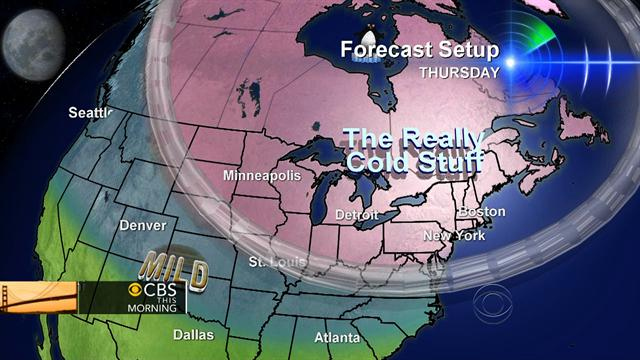 CBS This Morning: Frigid weather could precede Northeast snowstorm