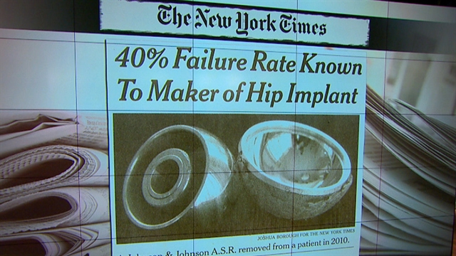 CBS This Morning: Johnson & Johnson predicted metal hip issues
