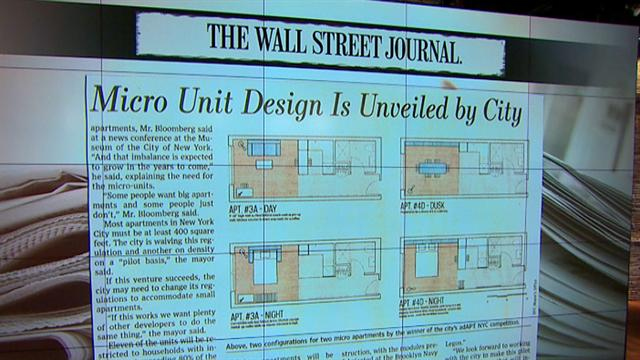 CBS This Morning: Tiny and cheap living spaces unveiled in NYC
