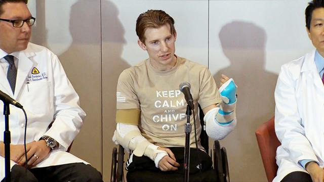 CBS Evening News: 1/29: Vet gets 2 transplated arms; Violence ravages Bolshoi ballet