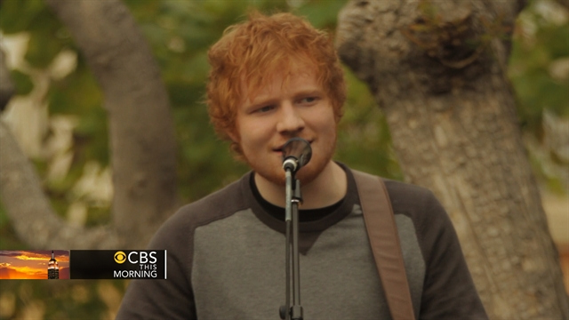 CBS This Morning : Pop Culture: Preview: Grammy nominee Ed Sheeran sings hit song