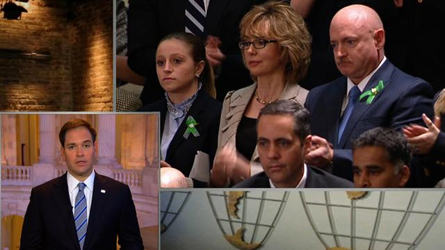 CBS This Morning Politics and Power: Rubio on gun laws: None of Dems proposals work