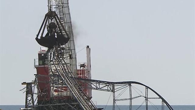 CBS This Morning: Watch: Iconic roller coaster demolition in N.J.