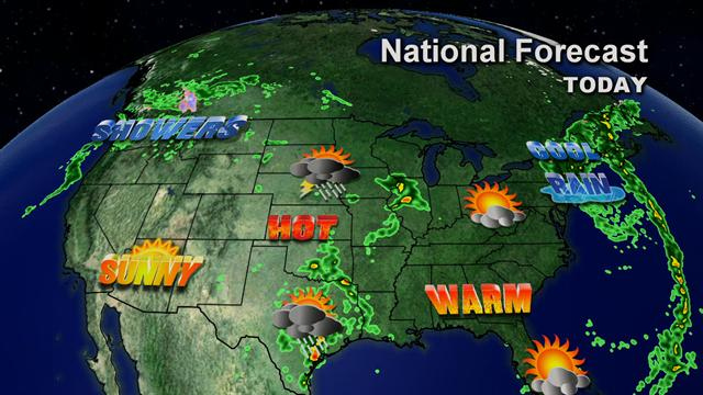 CBS This Morning : Saturday: Memorial Day weekend forecast