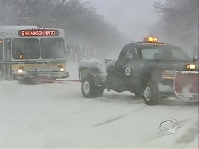 Midwest Storm Leaves Bitter Cold