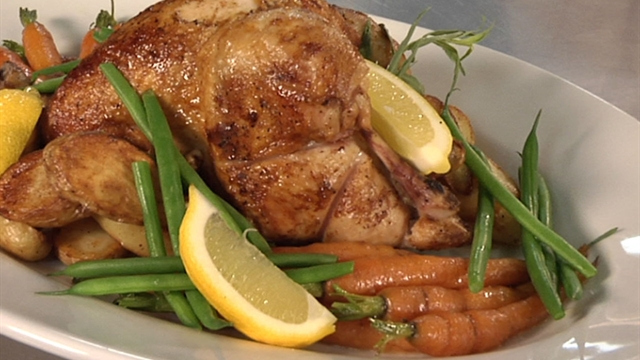 The key to great-looking roast chicken