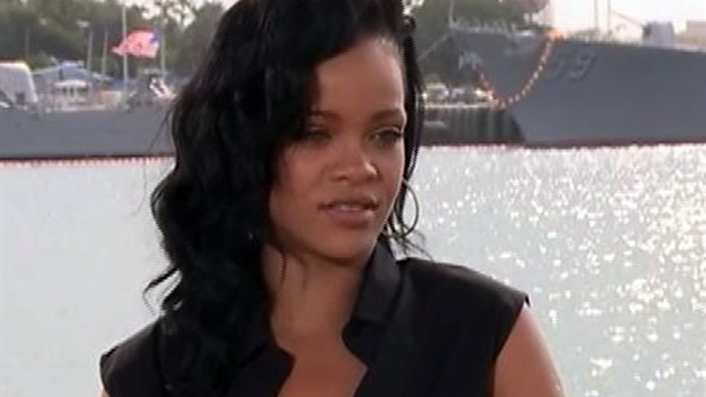 Rihanna boards 