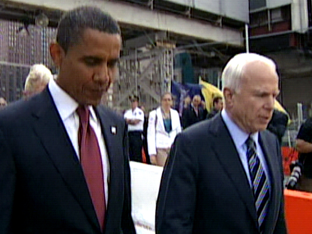 Obama, McCain Visit 9/11 Site