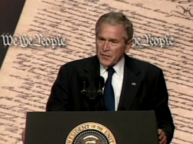 Bush Says Bailout Will Work