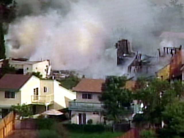 F-18 Crashes In Neighborhood