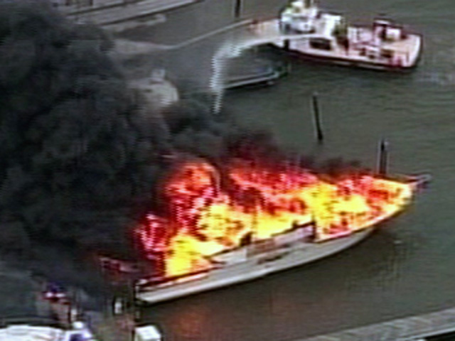 N.J. Boat Engulfed In Flames